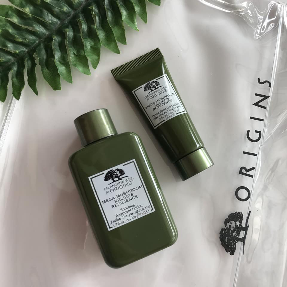 Origins Mega Mushroom Set Soothe & Strengthen (4Items) เซ็ทผลิตภัณฑ์เพื่อฟื้นบำรุงผิวให้แข็งแรงแลดูสุขภาพดีจากกลุ่ม Mega-Mushroom